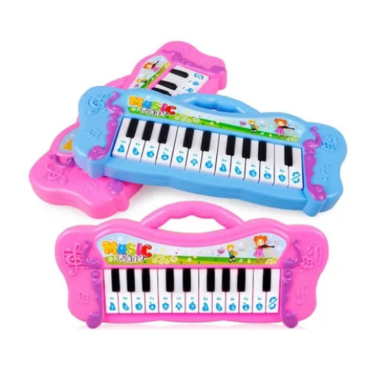 Teclado Piano Grande Music Brinquedo Musical Infantil