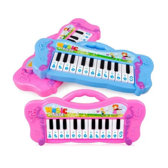 Brinquedo Pianinho Musical Educativos Piano Infantil com Som e