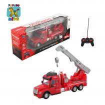 Caminhão de Controle Remoto Brinquedo Futuro Tanque Vermelho e Branco